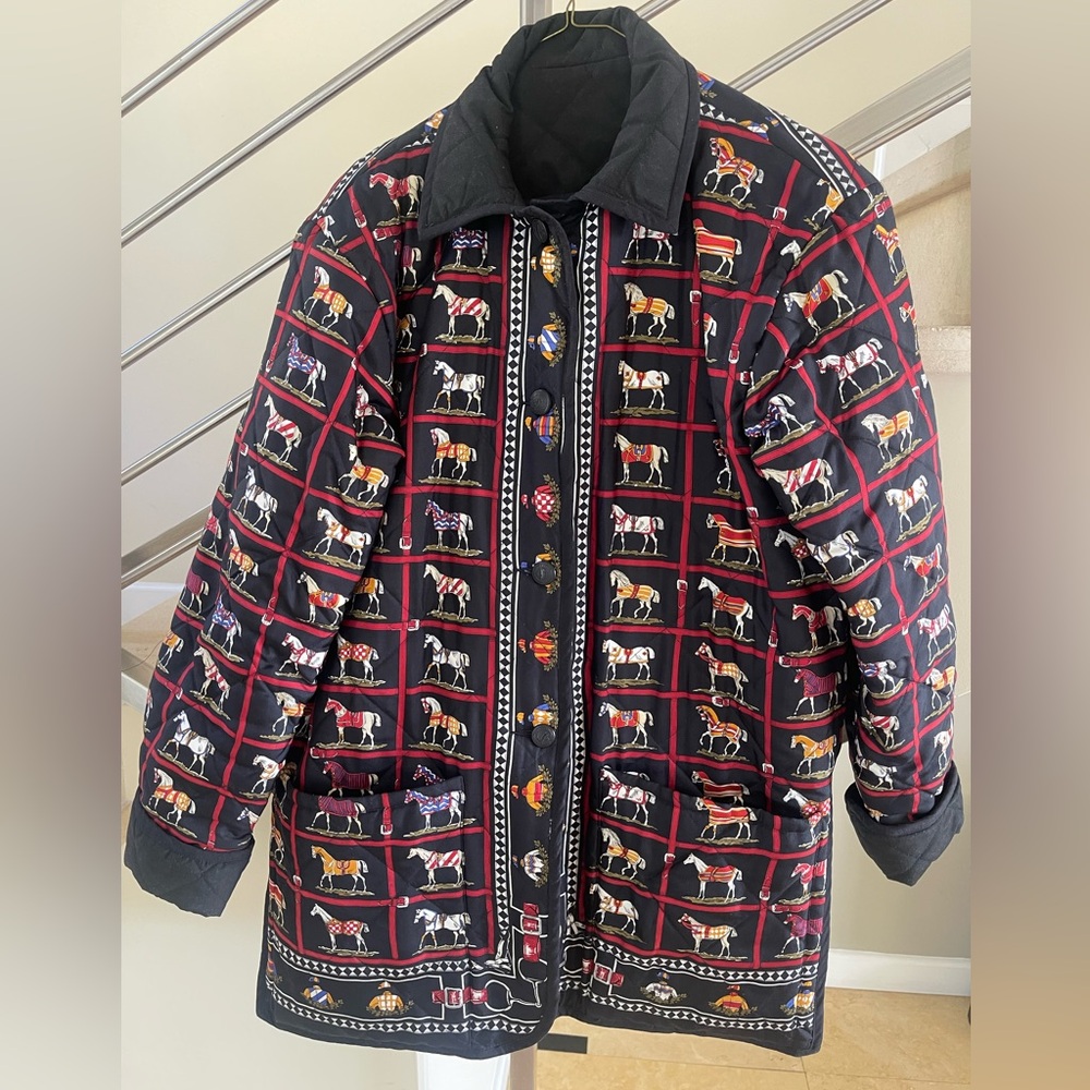 VINTAGE WATHNE RARE REVERSIBLE SHORT  COAT